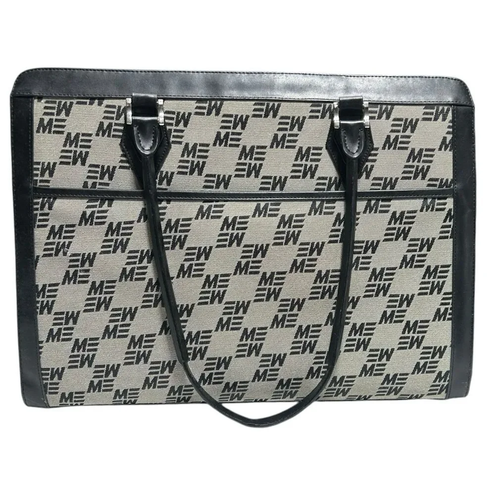 Mobile Edge Large Geneva Jacquard Laptop Tote Bag Pockets Storage Carrying Case